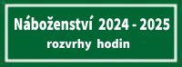 Náboženství – rozvrhy hodin