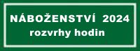 Náboženství – rozvrh hodin